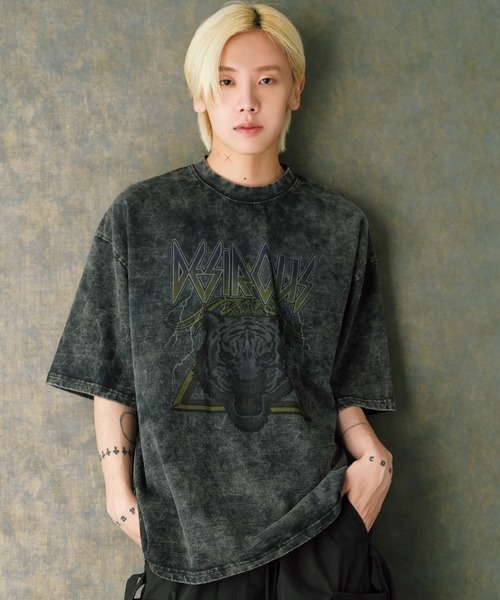 G.O.C（ジーオーシー）の「オーバーサイズ ヴィンテージ プリント TEE（Tシャツ/カットソー・メンズ・ブラック系その他/ブラック系その他3/ホワイト系その他2/ブラック/ホワイト/ホワイト系その他/ホワイト系その他3/ブラック系その他2・MEDIUM/LARGE）」の7枚目の写真