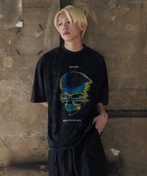 G.O.C（ジーオーシー）の「オーバーサイズ ヴィンテージ プリント TEE（Tシャツ/カットソー・メンズ・ブラック系その他/ブラック系その他3/ホワイト系その他2/ブラック/ホワイト/ホワイト系その他/ホワイト系その他3/ブラック系その他2・MEDIUM/LARGE）」の8枚目の写真