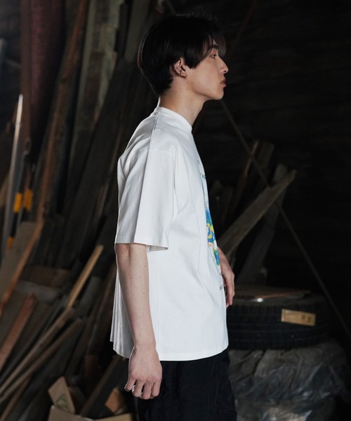 G.O.C（ジーオーシー）の「オーバーサイズ ヴィンテージ プリント TEE（Tシャツ/カットソー・メンズ・ブラック系その他/ブラック系その他3/ホワイト系その他2/ブラック/ホワイト/ホワイト系その他/ホワイト系その他3/ブラック系その他2・MEDIUM/LARGE）」の16枚目の写真