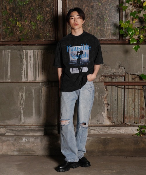 G.O.C（ジーオーシー）の「オーバーサイズ ヴィンテージ プリント TEE（Tシャツ/カットソー・メンズ・ブラック系その他/ブラック系その他3/ホワイト系その他2/ブラック/ホワイト/ホワイト系その他/ホワイト系その他3/ブラック系その他2・MEDIUM/LARGE）」の14枚目の写真