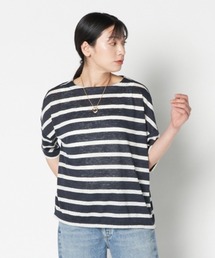 NATURAL LINEN CUT PULLOVER