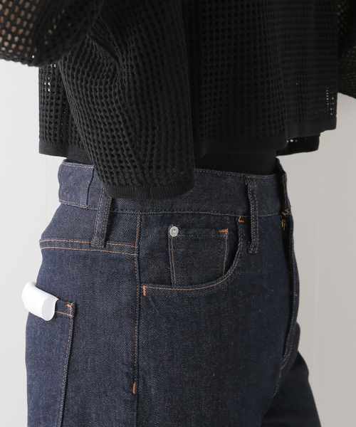 La TOTALITE(ラトータリテ)の「【TORRAZZO DONNA/トラッゾドンナ】2WAY mesh knit tops(ニット/セーター・レディース・ホワイト/ブラック・FREE)」の3枚目の写真