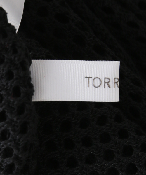 La TOTALITE(ラトータリテ)の「【TORRAZZO DONNA/トラッゾドンナ】2WAY mesh knit tops(ニット/セーター・レディース・ホワイト/ブラック・FREE)」の8枚目の写真