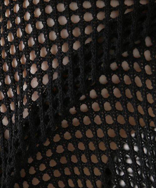 La TOTALITE(ラトータリテ)の「【TORRAZZO DONNA/トラッゾドンナ】2WAY mesh knit tops(ニット/セーター・レディース・ホワイト/ブラック・FREE)」の12枚目の写真