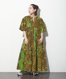 CITYSHOP（シティーショップ）の「AFRICAN WAX PRINT DRESS