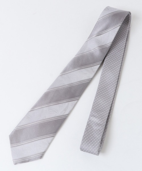 CROWDED CLOSET（クラウデッドクローゼット）の「ペイズリーレジメント/ドット クレリックタイ（ネクタイ・メンズ・ネイビー/ブラウン/ターコイズブルー/シルバー/ボルドー・FREE）」の6枚目の写真