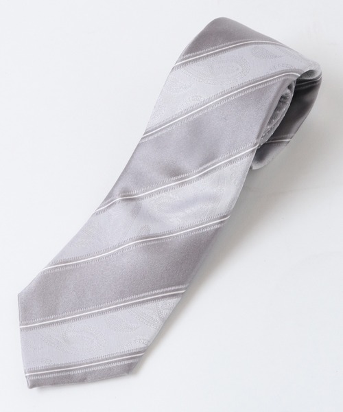 CROWDED CLOSET（クラウデッドクローゼット）の「ペイズリーレジメント/ドット クレリックタイ（ネクタイ・メンズ・ネイビー/ブラウン/ターコイズブルー/シルバー/ボルドー・FREE）」の14枚目の写真