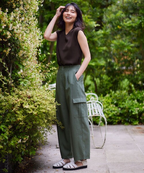 【前後2WAY/アンチピリング/洗濯機可】ノースリーブニット