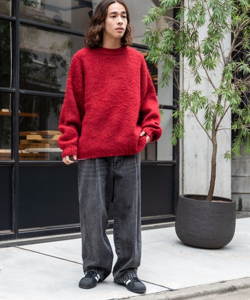 BOFF デニムパンツ ワイド baggy B系 Y2K スタッズ スケーター BOFF デニムパンツ ワイド baggy B系 Y2K スタッズ スケーター