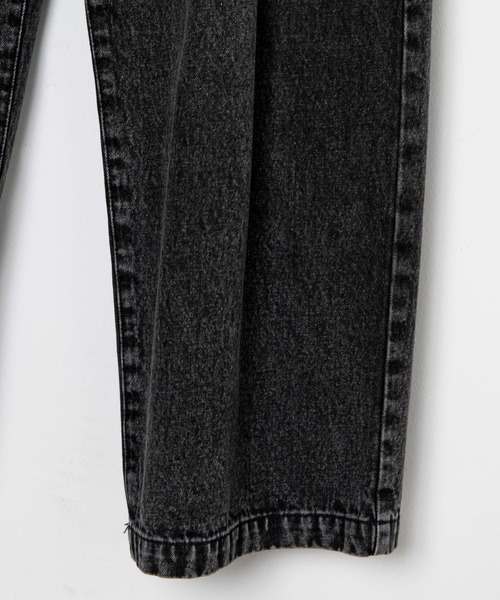 WEGO（ウィゴー）の「WEGO/スケーターズ タックワイドデニムパンツ（デニムパンツ・メンズ・ブラック系その他/グリーン系その他/スカイブルー/パープル系その他/レッド系その他/イエロー系その他・MEDIUM/LARGE）」の7枚目の写真