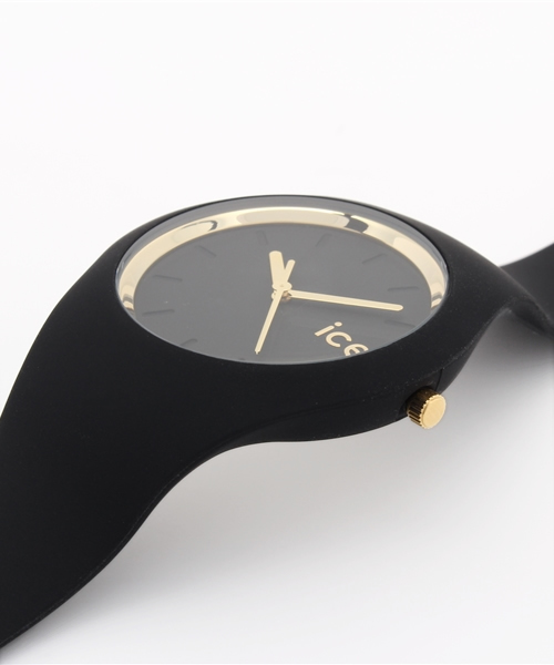 ICE WATCH(アイスウォッチ)の「(ICE WATCH)腕時計(アナログ腕時計・レディース・ブラック×ゴールド・ONE SIZE)」の7枚目の写真