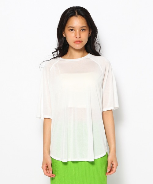 FOREVER 21（フォーエバー トゥエンティーワン）の「無地ラグランＴシャツ（Tシャツ/カットソー・レディース・ブラック/オフホワイト・SMALL/MEDIUM）」の15枚目の写真