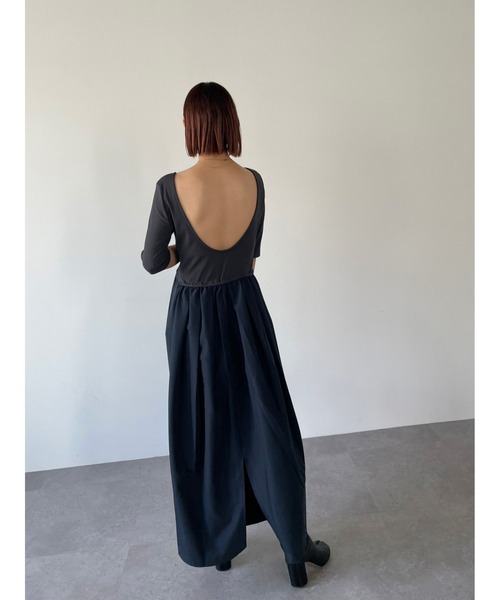 HANNE(アン)の「ドッキングワンピース(ワンピース・レディース・グレー/ブラック・FREE)」の11枚目の写真