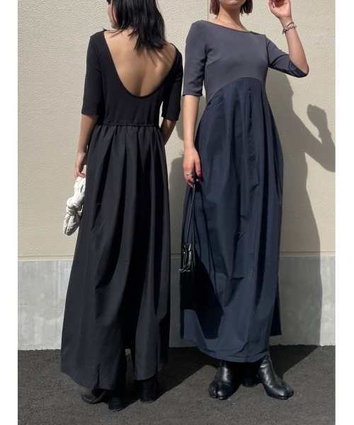 HANNE(アン)の「ドッキングワンピース(ワンピース・レディース・グレー/ブラック・FREE)」の15枚目の写真
