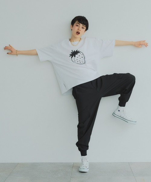 manana suerte(マニャーナスエルテ)の「セットアップ対応 ルーズカーゴパンツ(カーゴパンツ・レディース・ブラウン/ブラック・FREE)」の11枚目の写真