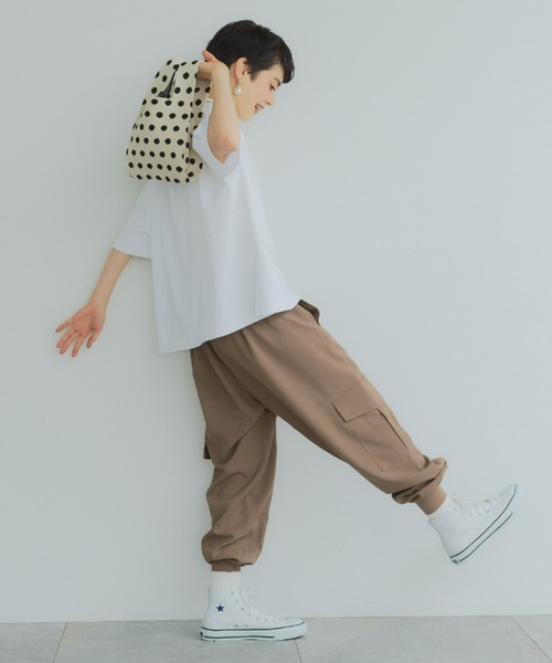manana suerte(マニャーナスエルテ)の「セットアップ対応 ルーズカーゴパンツ(カーゴパンツ・レディース・ブラウン/ブラック・FREE)」の22枚目の写真