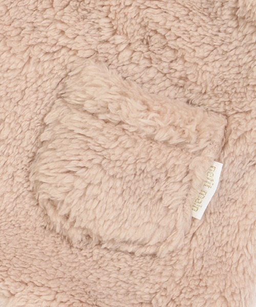 petit main（プティマイン）の「ボアベスト（ベスト・キッズ・アイボリー/ベージュ/ライトピンク・70cm/80ｃｍ）」の7枚目の写真