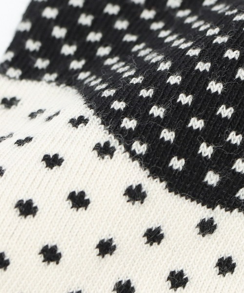 Happy Socks（ハッピーソックス）の「【JAPAN Limited】Happy Socks DIVIDED DOTS クルーソックス 11233137/310233137（ソックス/靴下・レディース・ブラック・M/L）」の2枚目の写真