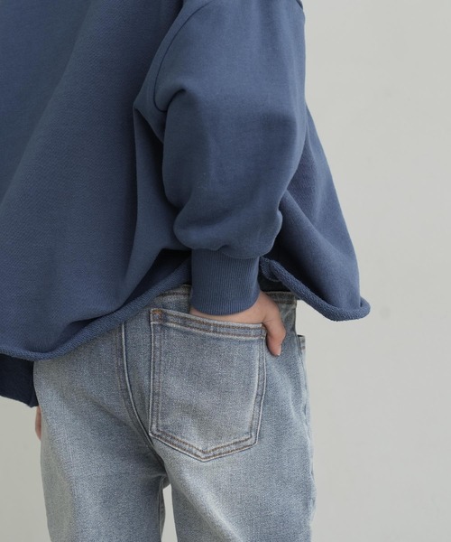 coca（coca）（コカ）の「キッズ ストレッチストレートデニムパンツ（デニムパンツ・キッズ・ブルー/ライトブルー・110/120/130/140）」の8枚目の写真