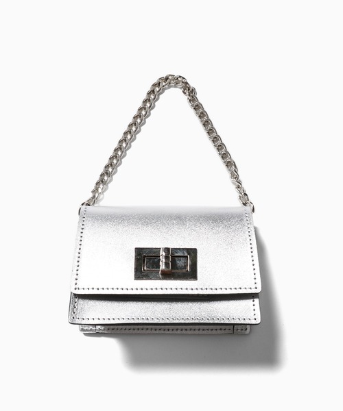 VICE VERSA(バイスバース)の「VICE VERSA/バイス ベルサ ミニバッグ MINI 2WAYポシェット(ショルダーバッグ・メンズ・シルバー/ブラック・FREE)」の20枚目の写真