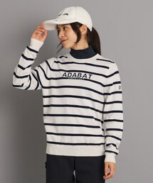 adabat | ロゴデザイン クルーネックセーター(ニット/セーター)