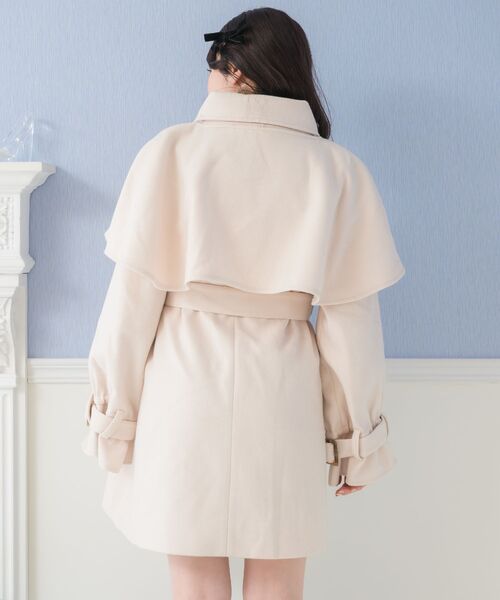 ems excite（エムズエキサイト）の「マルチwayケープコート（その他アウター・レディース・ブラック/ブラウン/ナチュラル・FREE）」の7枚目の写真