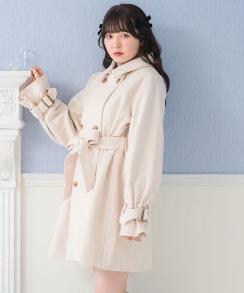 ems excite（エムズエキサイト）の「マルチwayケープコート（その他アウター・レディース・ブラック/ブラウン/ナチュラル・FREE）」の9枚目の写真