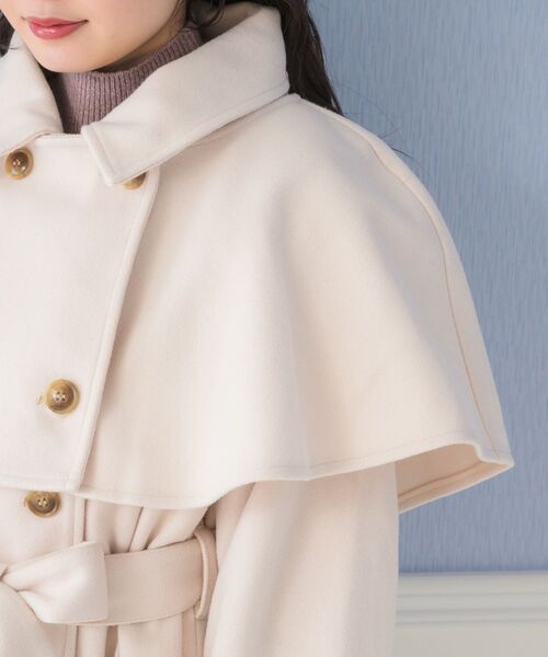 ems excite（エムズエキサイト）の「マルチwayケープコート（その他アウター・レディース・ブラック/ブラウン/ナチュラル・FREE）」の16枚目の写真