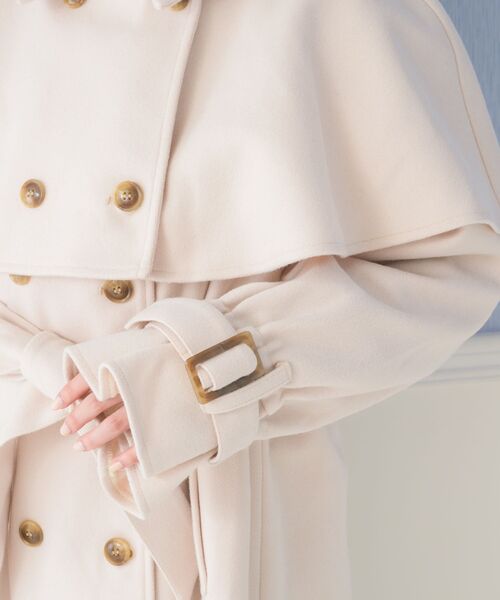 ems excite（エムズエキサイト）の「マルチwayケープコート（その他アウター・レディース・ブラック/ブラウン/ナチュラル・FREE）」の17枚目の写真