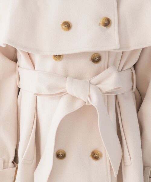 ems excite（エムズエキサイト）の「マルチwayケープコート（その他アウター・レディース・ブラック/ブラウン/ナチュラル・FREE）」の18枚目の写真