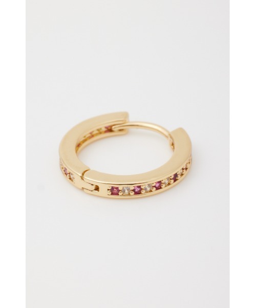 LAGUA GEM(ラグアジェム)の「BIJOU RING ピアス(ピアス(両耳用)・レディース・クリア/ピンク・FREE)」の10枚目の写真