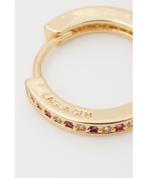LAGUA GEM(ラグアジェム)の「BIJOU RING ピアス(ピアス(両耳用)・レディース・クリア/ピンク・FREE)」の13枚目の写真
