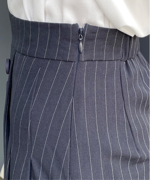 one way（ワンウェイ）の「台形プリーツミニスカパン（スカート・レディース・ブラック/ブルー/グレー・FREE）」の12枚目の写真