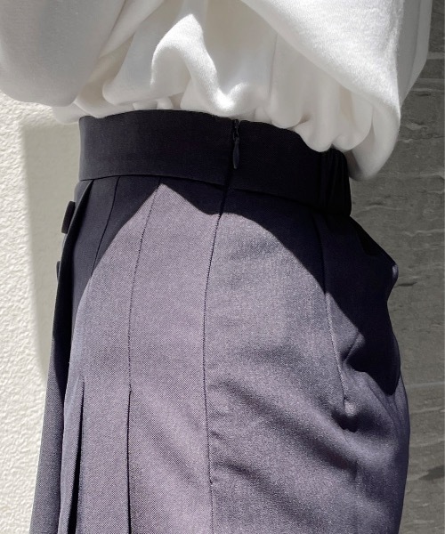 one way（ワンウェイ）の「台形プリーツミニスカパン（スカート・レディース・ブラック/ブルー/グレー・FREE）」の22枚目の写真