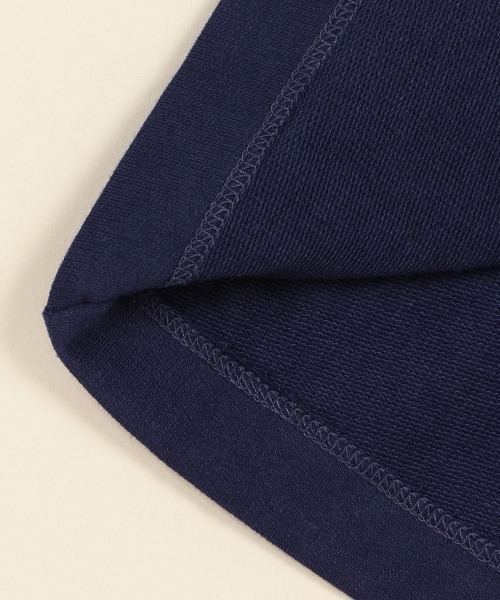 Love&Peace&Money（ラブアンドピースアンドマネー）の「ミニ裏毛カーディガン（カーディガン/ボレロ・キッズ・ネイビー/キナリ・80ｃｍ/130cm/90cm/120cm/100cm/110cm）」の9枚目の写真