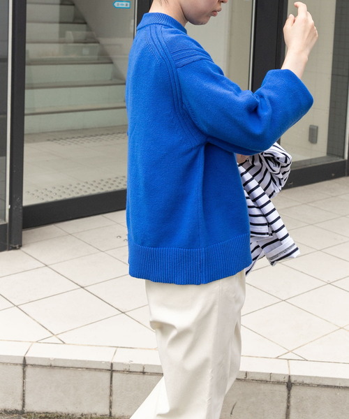 FORK&SPOON（フォークアンドスプーン）の「FORK&SPOON　Winona Knitsプルオーバー（ニット/セーター・レディース・ブルー/オートミール・1）」の20枚目の写真