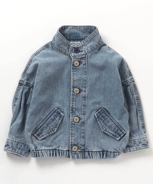 BREEZE（ブリーズ）の「デニムワークジャケット（デニムジャケット・キッズ・インディゴブルー・140/100/120）」の2枚目の写真