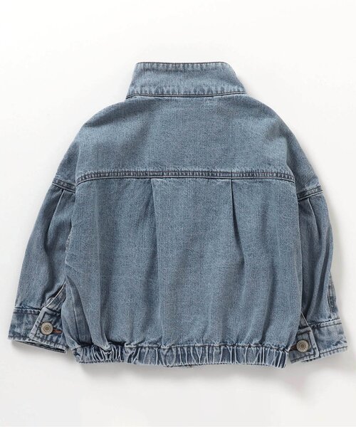 BREEZE（ブリーズ）の「デニムワークジャケット（デニムジャケット・キッズ・インディゴブルー・140/100/120）」の3枚目の写真