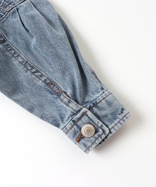 BREEZE（ブリーズ）の「デニムワークジャケット（デニムジャケット・キッズ・インディゴブルー・140/100/120）」の7枚目の写真