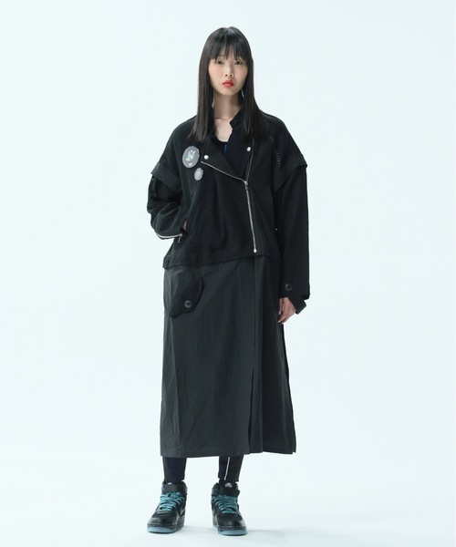 bedsidedrama（ベットサイドドラマ）の「Franken's 3way Coat（その他アウター・レディース・ブラック/グレイッシュベージュ・1/2）」の2枚目の写真
