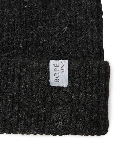 ROPE' PICNIC（ロペピクニック）の「ウィンターカラーリサイクルヤーンニットワッチ（ニットキャップ/ビーニー・レディース・ブルー系その他4/チャコールグレー/キナリ/ラベンダー・FREE）」の11枚目の写真