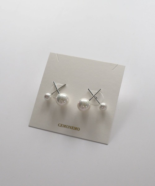 再入荷♥️クリスタルパールピアス　サージカルステンレスピアス つけっぱなし サージカルステンレス ピアス クリスタルパール - 金属