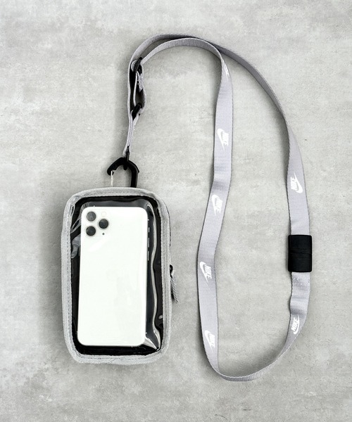 NIKE（ナイキ）の「NIKE(ナイキ)/スマホショルダー ミニショルダーバッグ ランヤード 縦長ミニポシェット/クラブ フォーンクロスボディー（ショルダーバッグ・メンズ・シルバー/ブルー/ブラック/レッド/ベージュ・FREE）」の13枚目の写真
