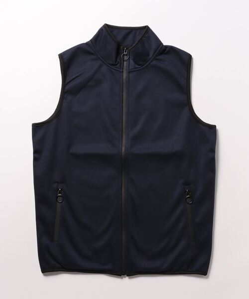 STYLEBLOCK(スタイルブロック)の「防風カット止水ZIPベスト(ベスト・メンズ・ブラック/ネイビー/杢グレー/ヘザーチャコール・L/M)」の10枚目の写真