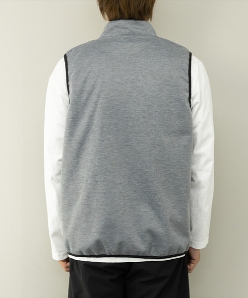 STYLEBLOCK(スタイルブロック)の「防風カット止水ZIPベスト(ベスト・メンズ・ブラック/ネイビー/杢グレー/ヘザーチャコール・L/M)」の13枚目の写真
