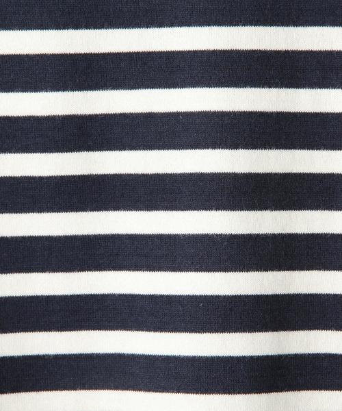 green label relaxing（グリーンレーベルリラクシング）の「【KIDS】 コットンボーダーTシャツ ◆（Tシャツ/カットソー・キッズ・ブラック/ネイビー・105/95/135/125/115）」の4枚目の写真