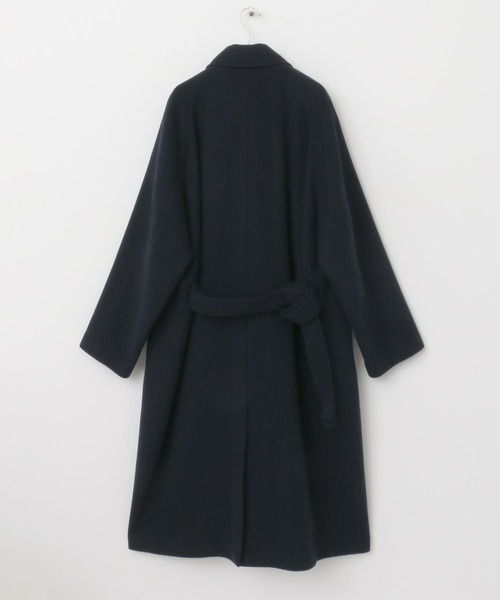 セール】両面ビーバーベルテッドオーバーコート（ステンカラーコート