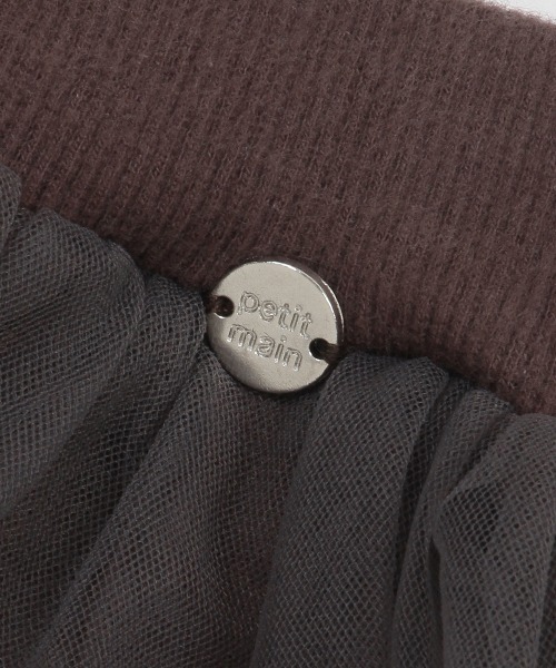 petit main（プティマイン）の「レギンス付きチュールスカート（スカート・キッズ・チャコール/ライトピンク/アイボリー・110cm/80ｃｍ/120cm/130cm/100cm/90cm）」の15枚目の写真