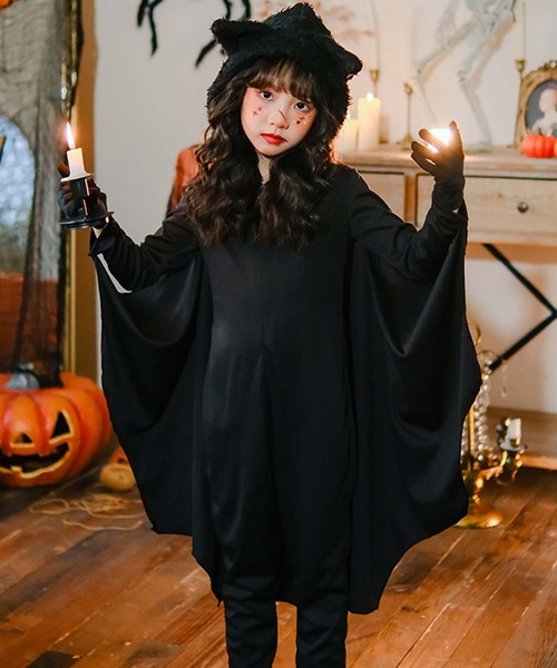 OSYAREVO(オシャレボ)の「キッズ コスプレ コウモリ(コスチューム/パーティーグッズ・キッズ・ブラック・MEDIUM/SMALL/X-LARGE/LARGE)」の11枚目の写真
