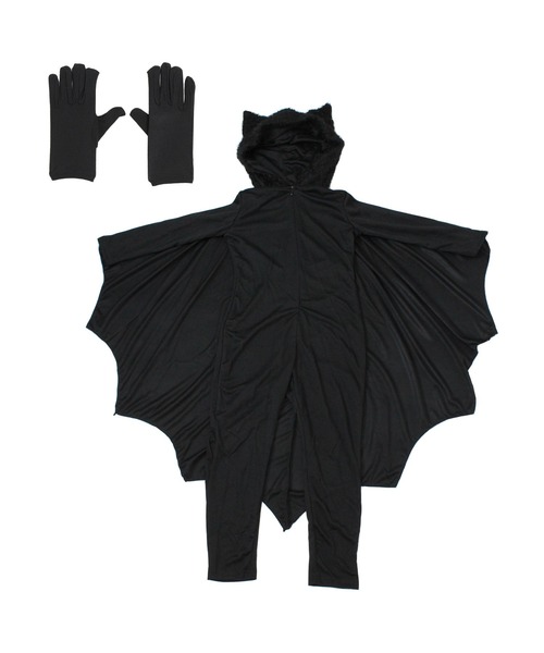 OSYAREVO(オシャレボ)の「キッズ コスプレ コウモリ(コスチューム/パーティーグッズ・キッズ・ブラック・MEDIUM/SMALL/X-LARGE/LARGE)」の12枚目の写真